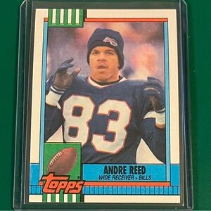 Andre Reed #204 1990 Topps Football Trading Card